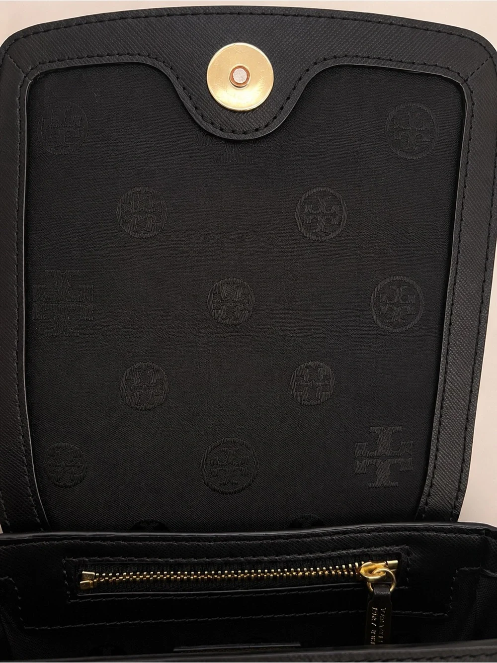 Tory Burch Black Leather Crossbody Bag